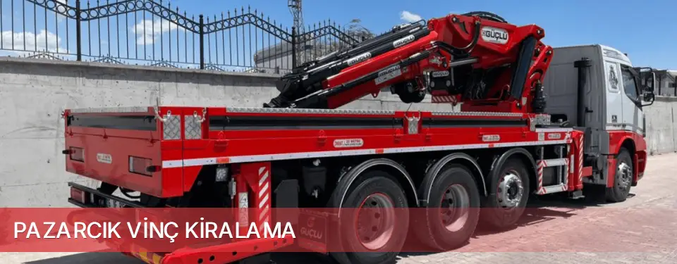 Pazarcık İlçemi Vinç Kiralama